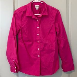 Raspberry pink Jcrew Button Down